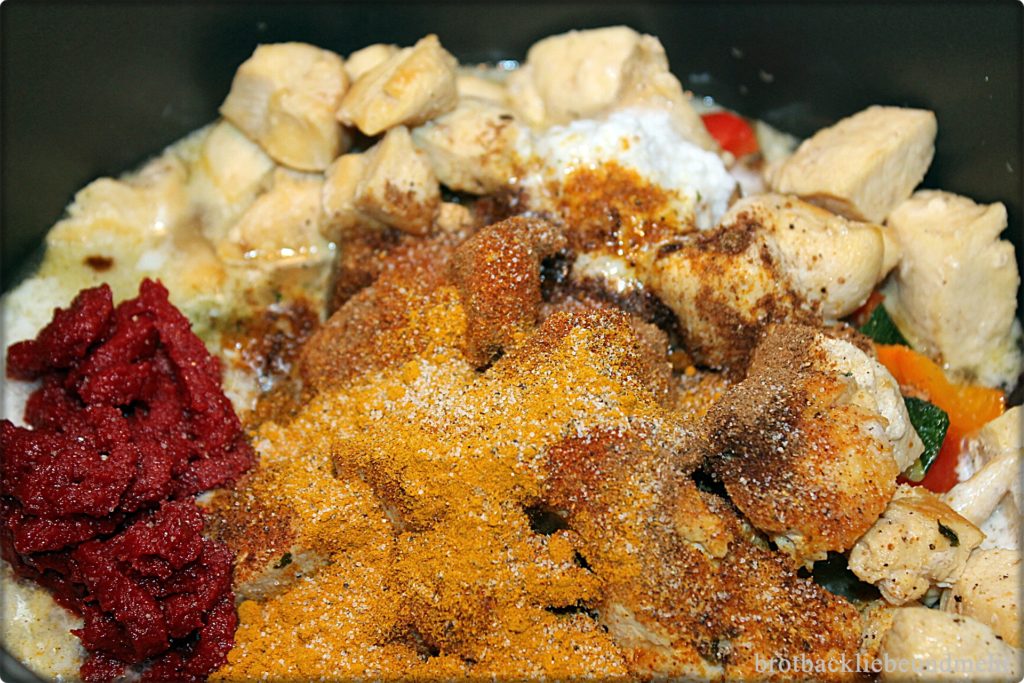 Indisches Kokos-Hähnchen-Curry - Brotbackliebe ... und mehr