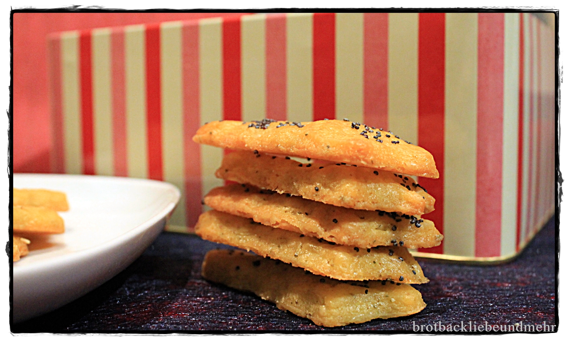 Würzige Käsecracker - Brotbackliebe ... und mehr