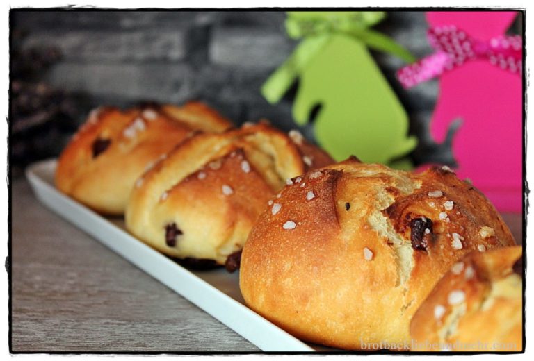 Süße Schoko-Quark-Brötchen - Brotbackliebe ... und mehr