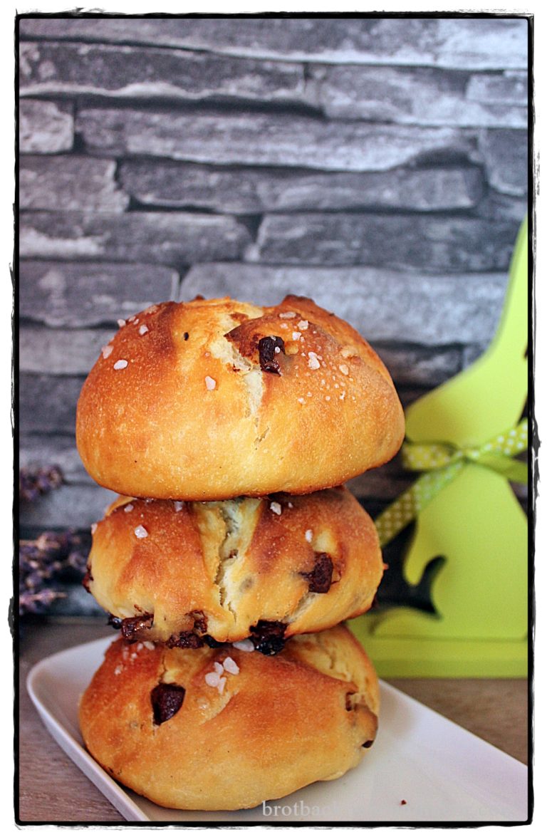 Süße Schoko-Quark-Brötchen - Brotbackliebe ... und mehr