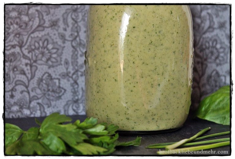 Kräuter - Salatsoße auf Vorrat - Brotbackliebe ... und mehr