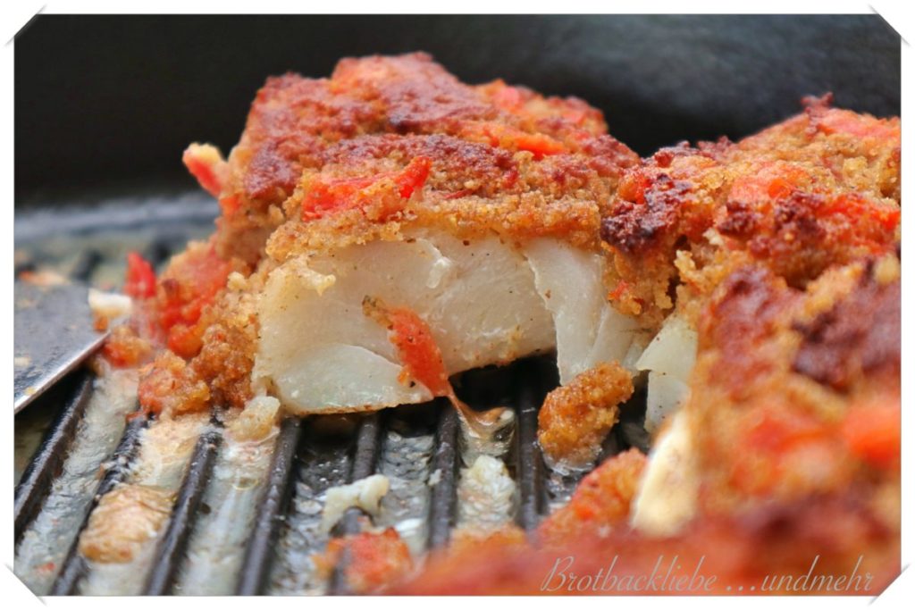 Kabeljau-Rückenfilet mit Tomaten-Kruste - Brotbackliebe ... und mehr