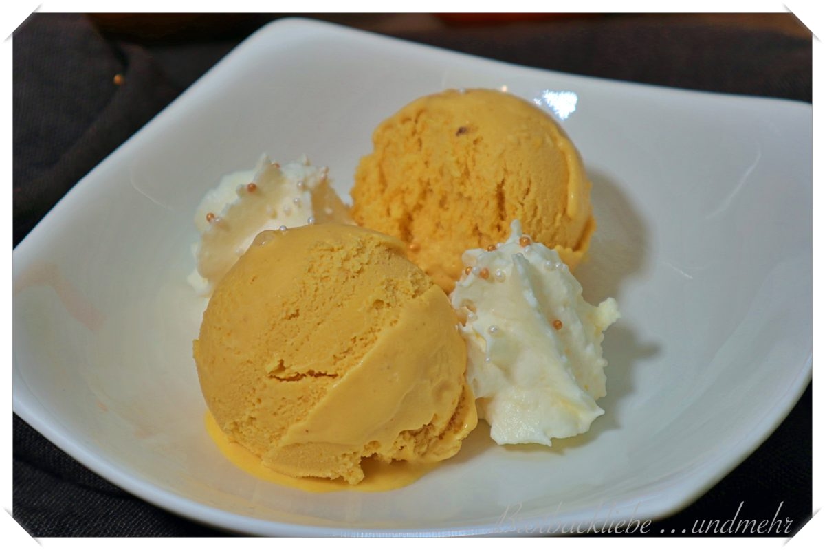 Mango-Orangen-Eis mit Mascarpone - Brotbackliebe ... und mehr Mango-Orangen-Eis mit Mascarpone - Brotbackliebe ... und mehr